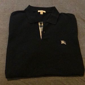 Black short sleeve Burberry Brit polo